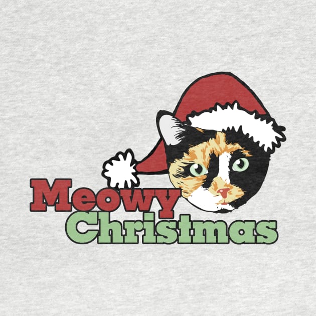 Meowy Christmas Calico cat catmas by bubbsnugg